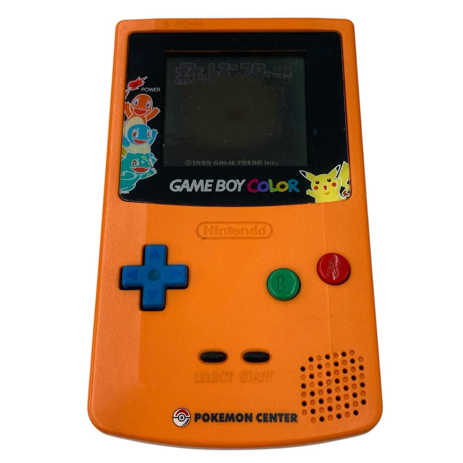186000 現状品 ゲームボーイ ポケモン3周年記念バージョン ピカチュウ CGB-001 き 本体 通電 済み