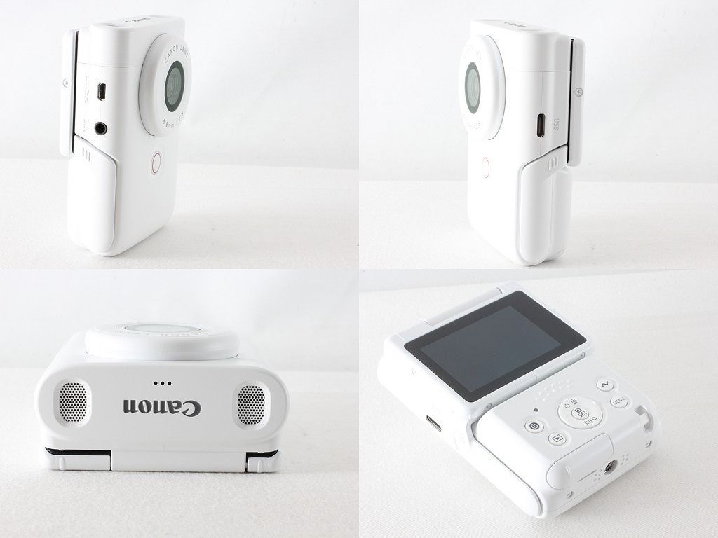 キヤノン Canon PowerShot V10 ホワイト 付属品完備 元箱◇48178