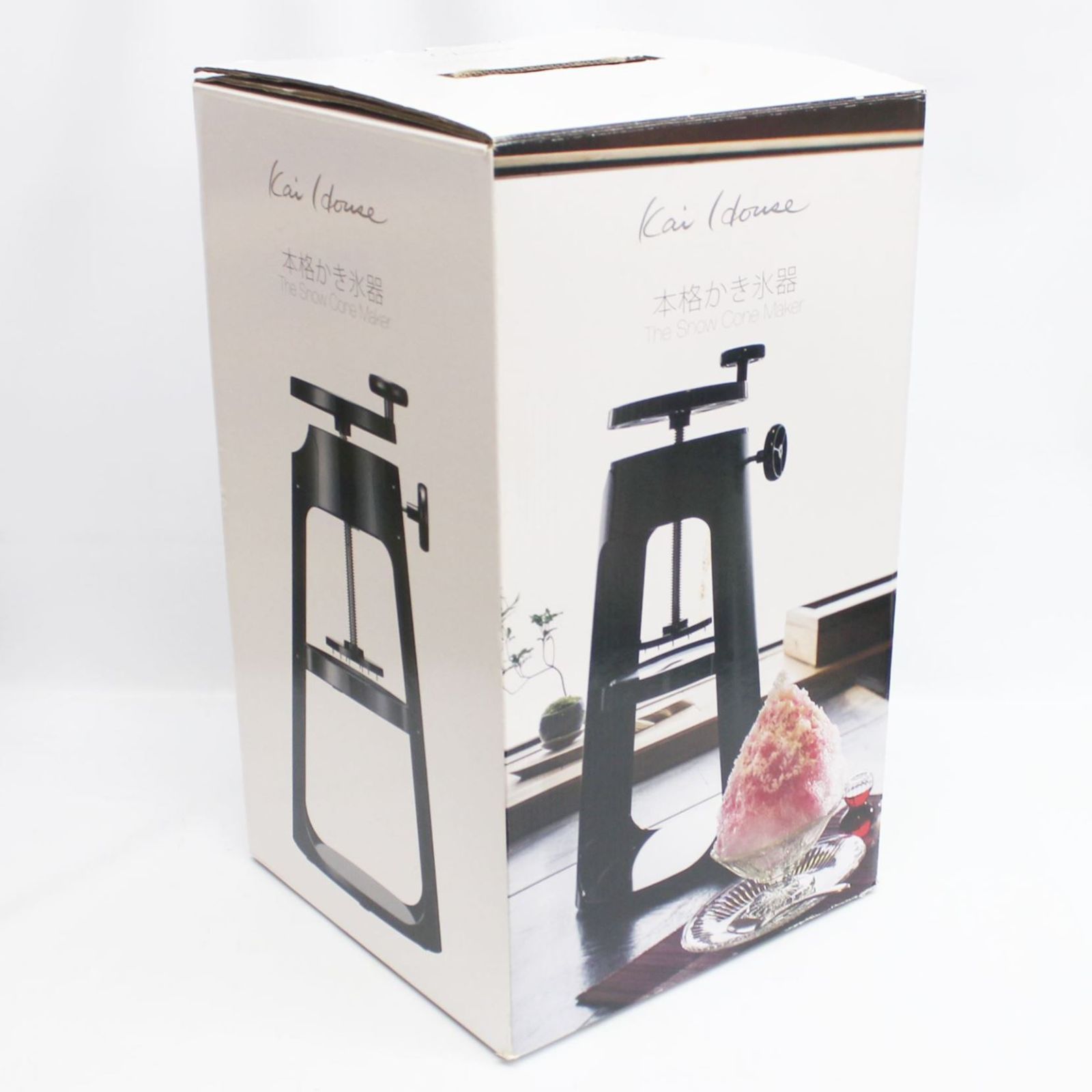 【新品未開封】貝印 KaiHouse かき氷器 ブラック DL7521 貝印 KaiHouse かき氷器 ブラック DL7521 ふわふわかき氷器 House