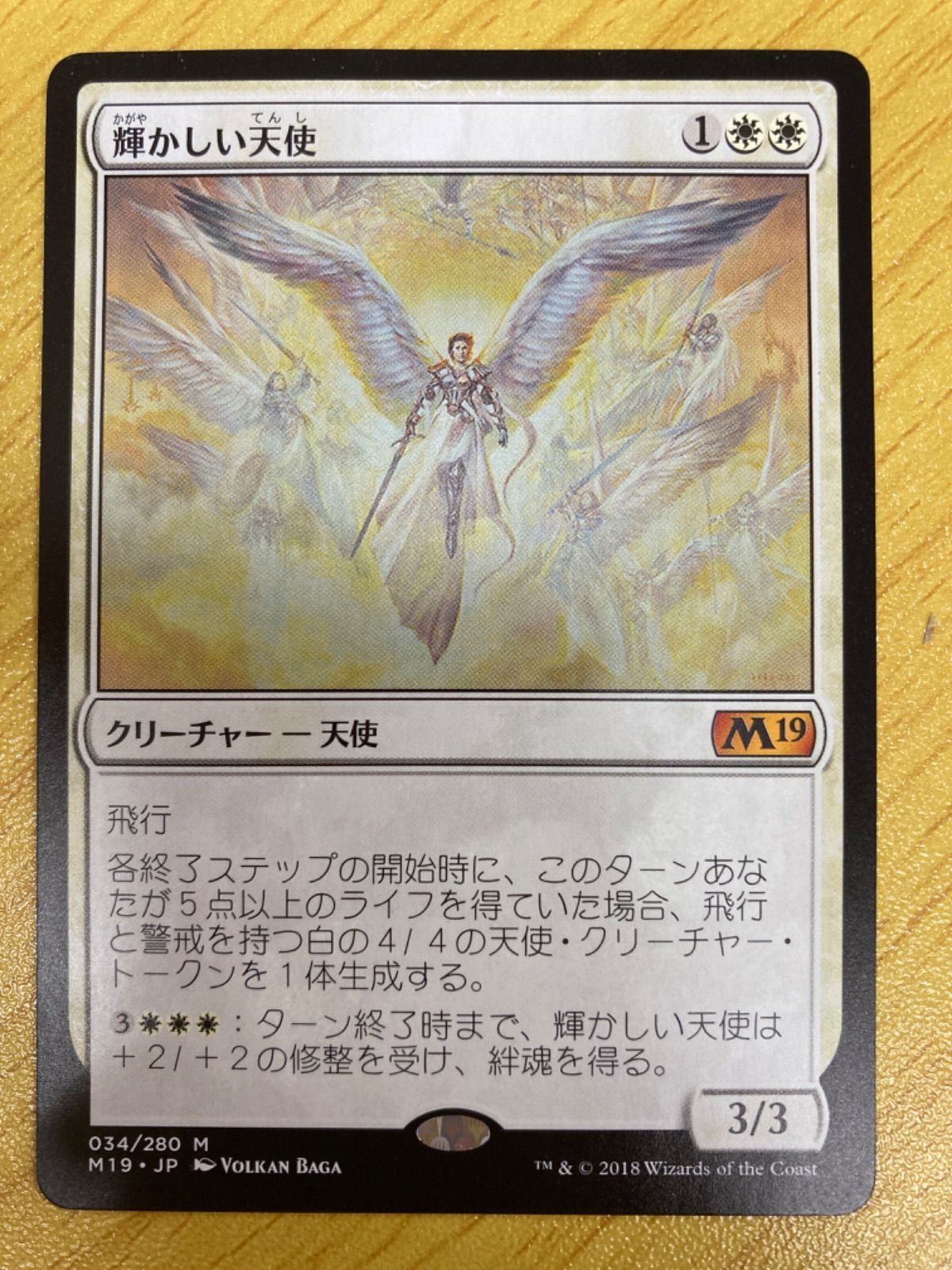 輝かしい天使 日本語 ４枚-