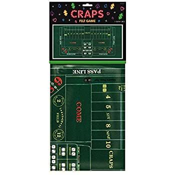Craps Casino Party Table Cover Felt 37