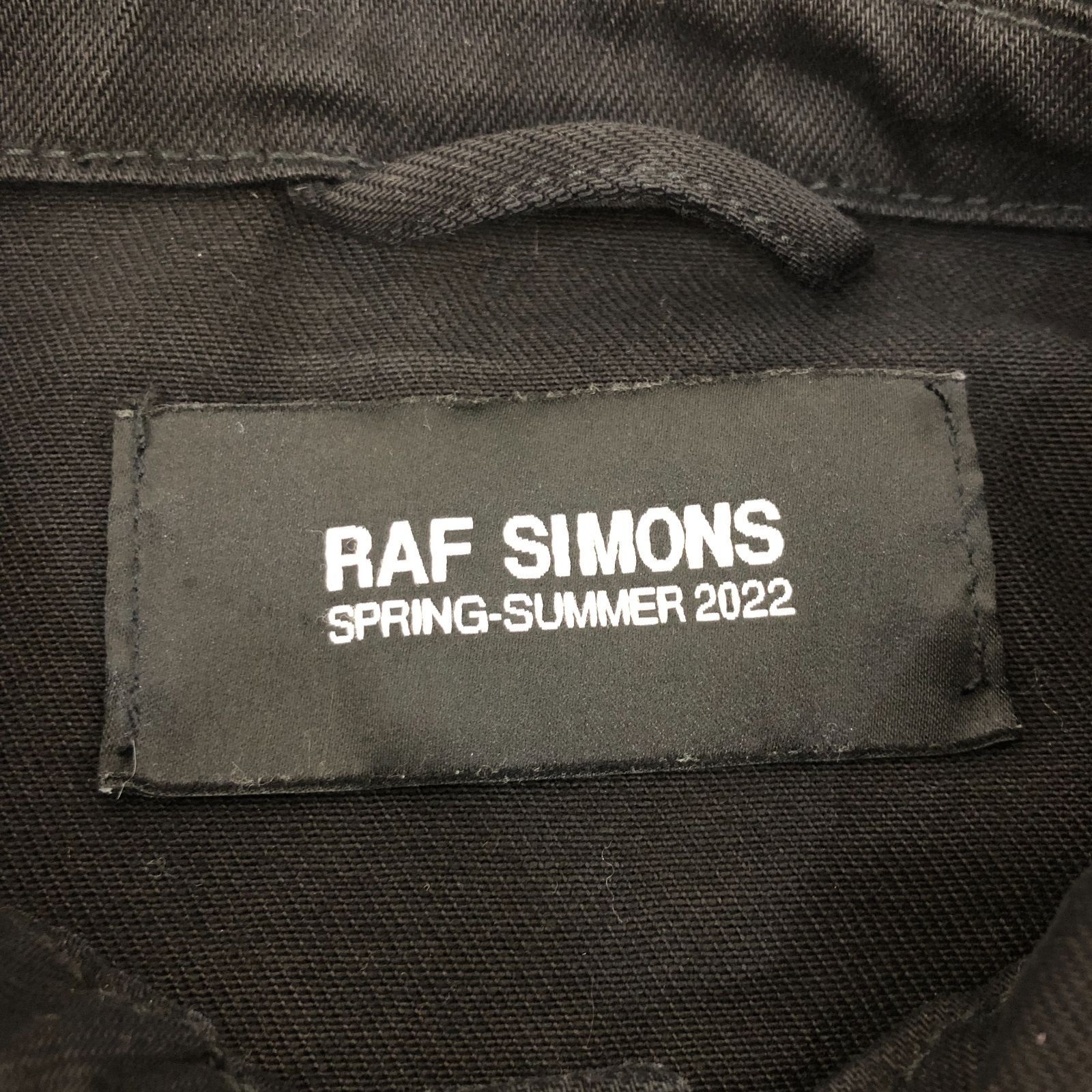 RAF SIMONS ラフシモンズ 22SS OVERSIZED DENIM JACKET オーバー RAF SIMONS ラフシモンズ 22SS OVERSIZED DENIM JACKET オーバー