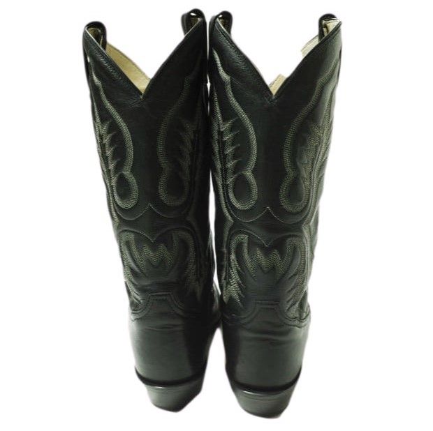 Tony Lama トニーラマ アメリカ製 Black Longhorn Western Boots