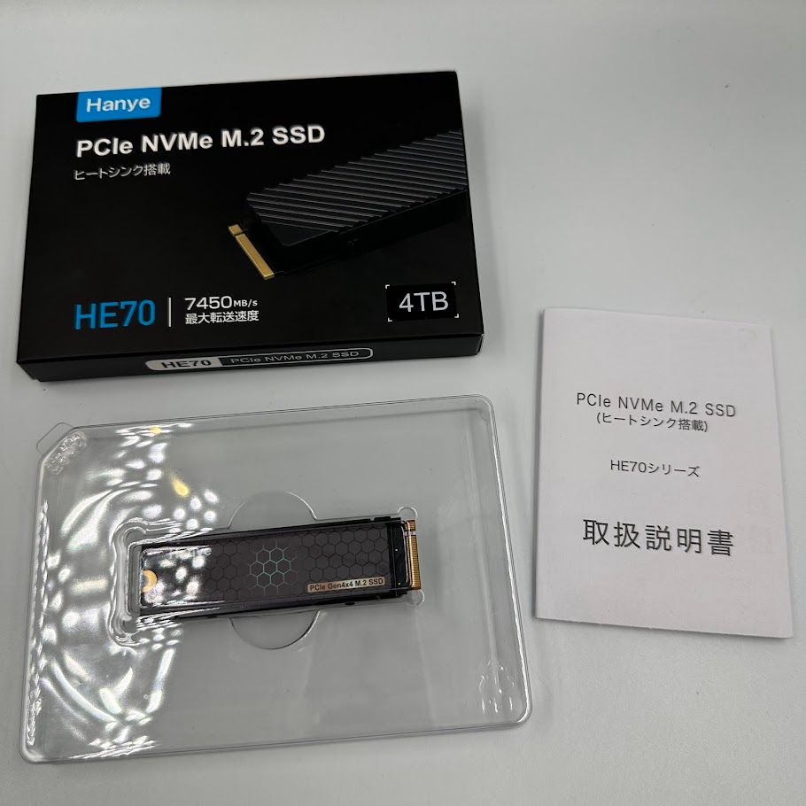 Hanye HE70-4TB Gen4 Hanye M.2 SSD