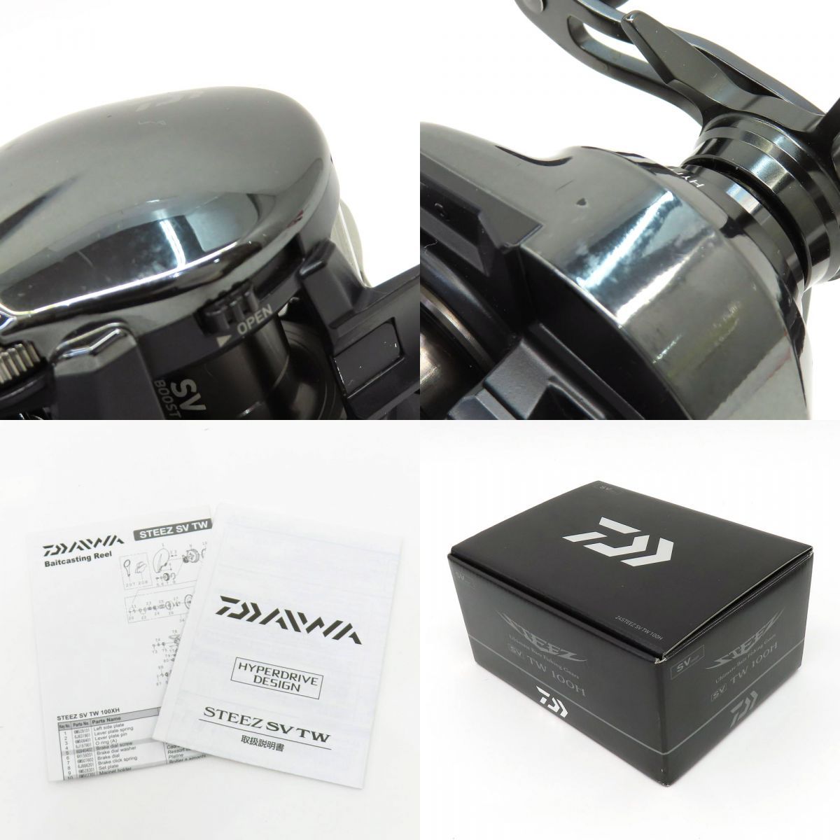中古 【DAIWA】ダイワ『スティーズ100HL』左ハンドル ベイトリール 1