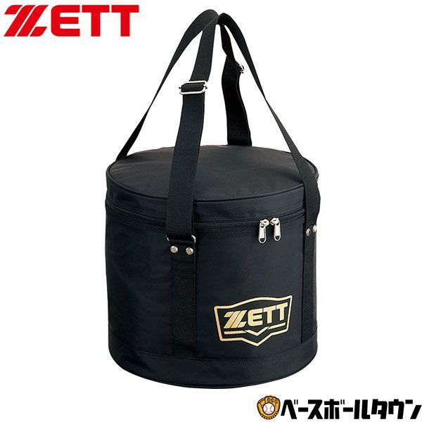 野球 ZETT ゼット ボールケース ブラック BA1236-1900 硬式 軟式5ダース ソフトボール3号2ダース収納可 ボールバッグ ボール収納 持ち運び 野球バック 野球バッグ