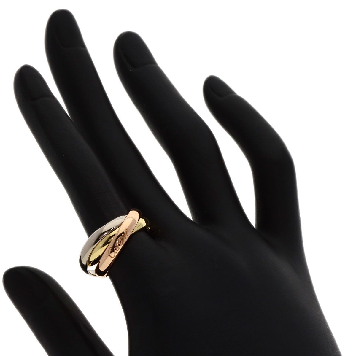 すぐ届く♪直営店‐Cartier- トリニティ リング ラージモデル Cartier Trinity 3 Ors Large Model リング Size 52｜Galerie