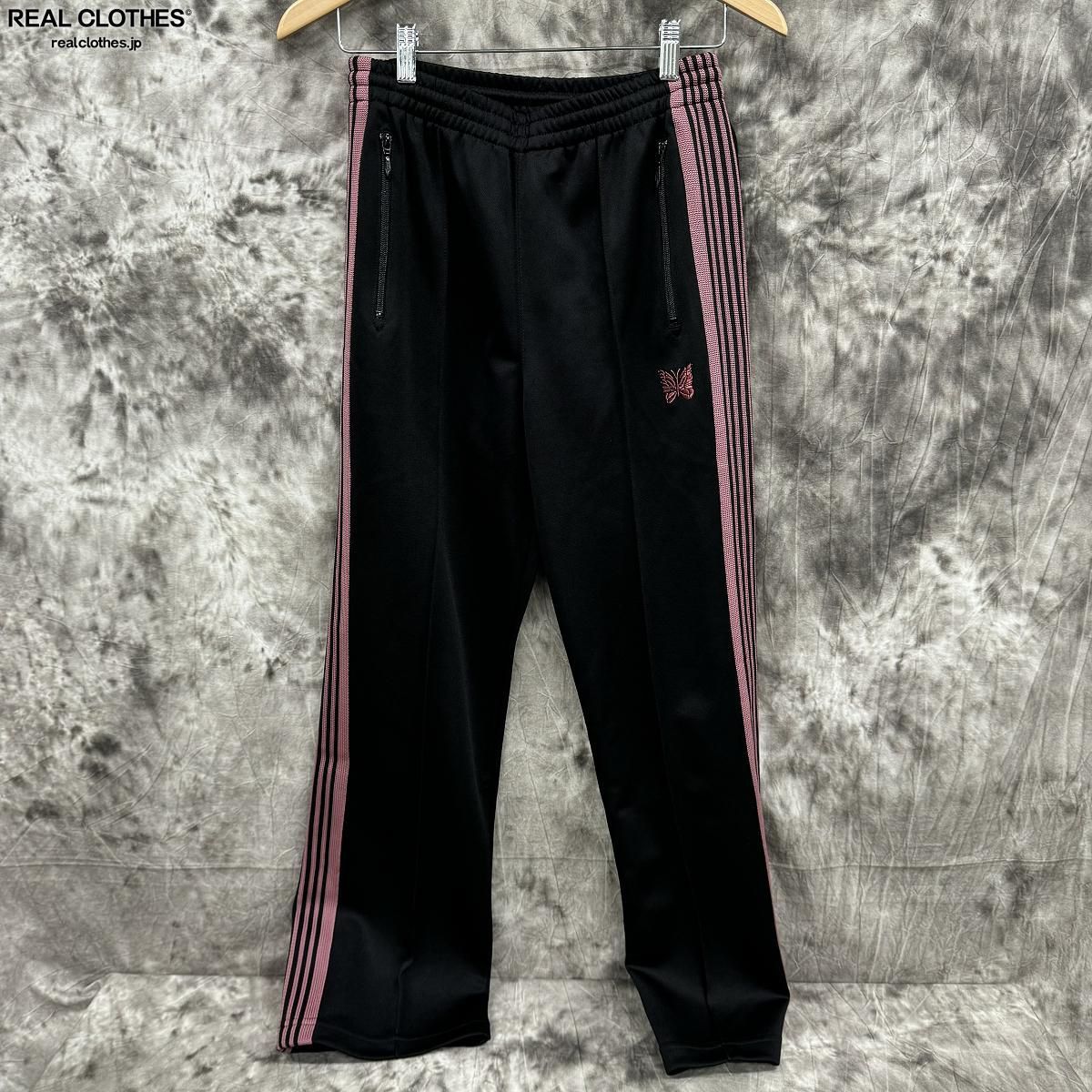 Needles/ニードルス【22AW】Track Pant Poly Smooth/トラックパンツ ブラック/ピンク LQ229/XS - メルカリ