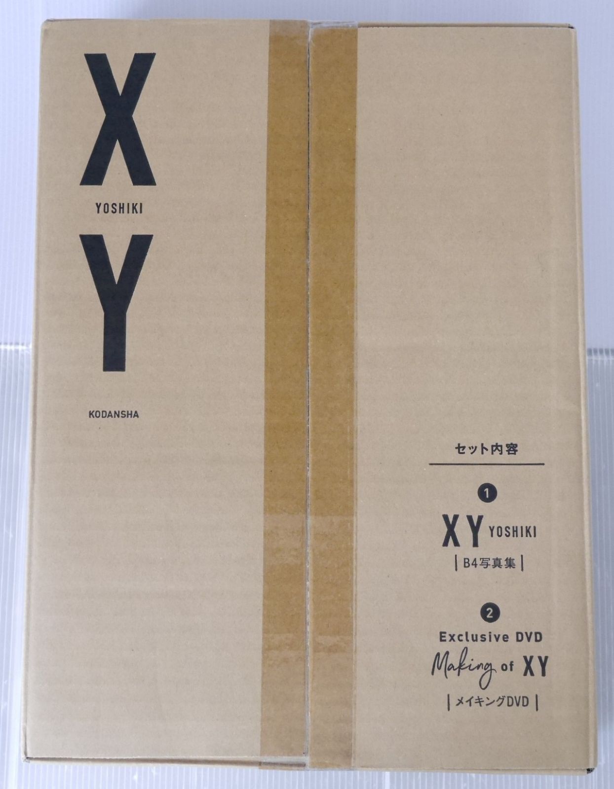 XY YOSHIKI フォトブックとDVDセット初版本