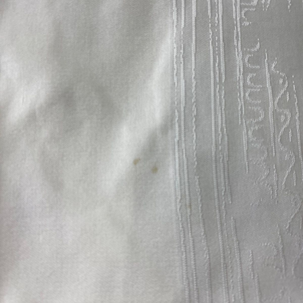 名古屋帯 美品 秀品 桜 流水 金銀糸 青灰色 正絹 【中古