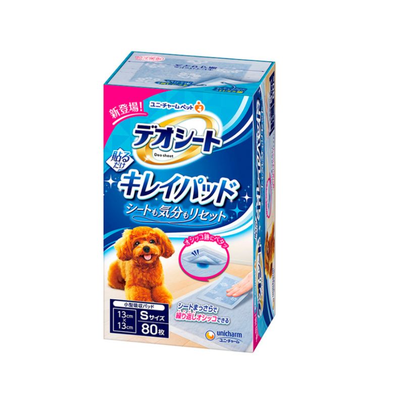 ユニ チャーム デオシートキレイパッドＳ ８０枚 16袋セット トイレシート ペットシーツ 犬用品 多頭飼い 大容量 まとめ買い お徳用