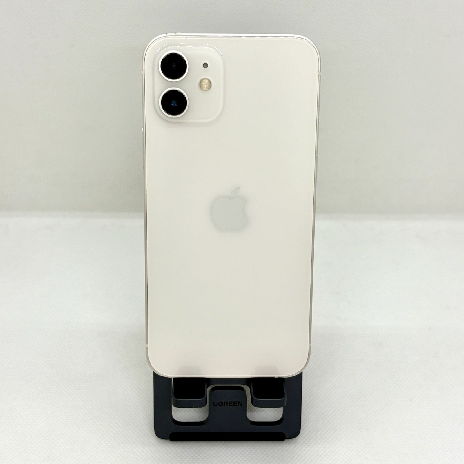 美品 Apple iPhone12 64GB ホワイト バッテリー91% 良品】【純正バッテリー91%】 iPhone 12 64GB ホワイト 6092 SIM