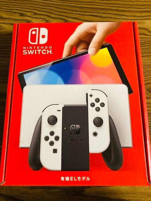 保証書・店舗印有】有機ELモデル Nintendo Switch ホワイト - メルカリ