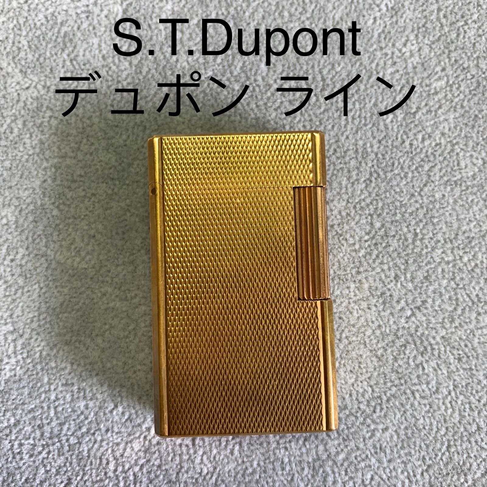 S.T.DUPONTデュポン ライター ゴールド - メルカリ
