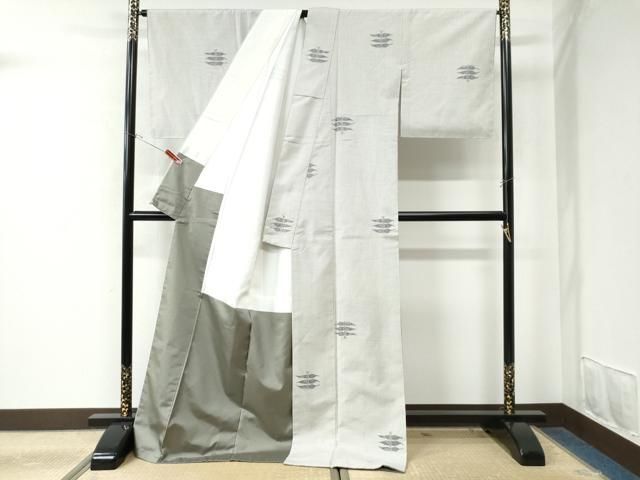 平和屋着物○本場大島紬 9マルキ 源氏車 さが美扱い 正絹 逸品