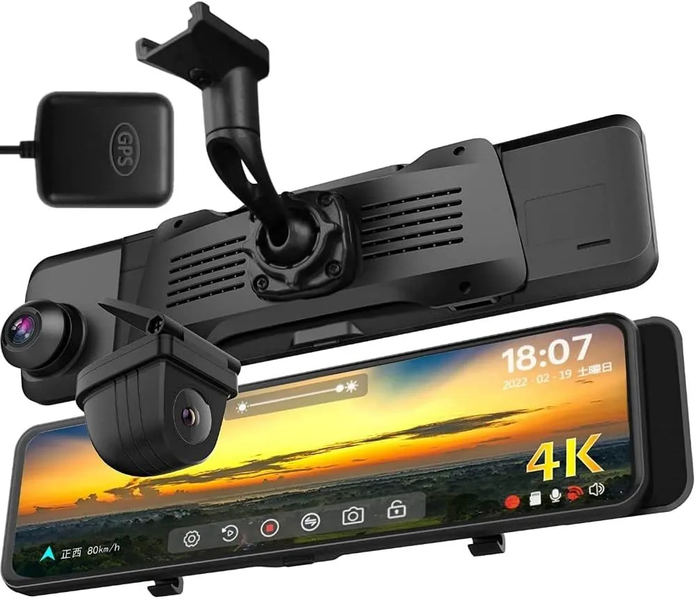 NikoMaku ドライブレコーダー ミラー型 AS-X II 10インチ NikoMaku 】ミラー型ドラレコ AS-X II V1.0 ※未使用新品NikoMaku 10