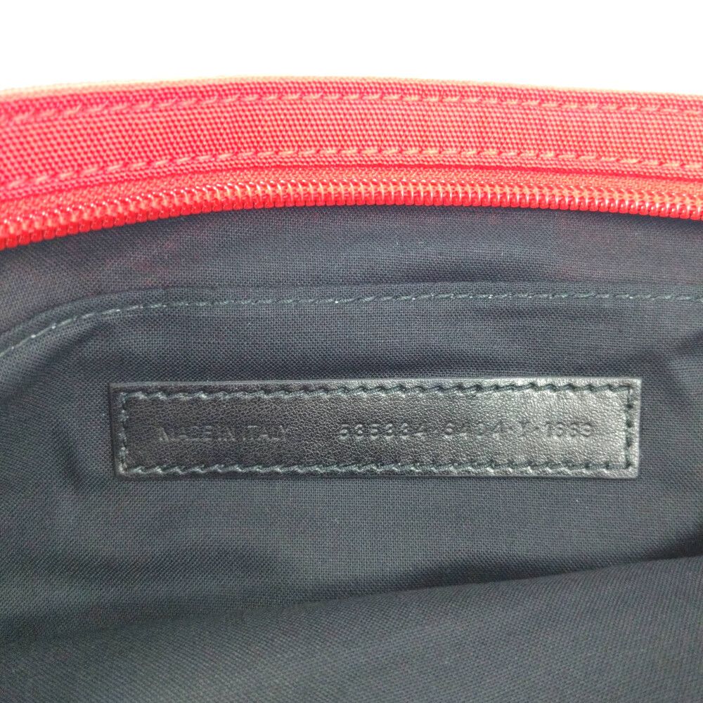 BALENCIAGA(バレンシアガ)ナイロンクラッチバッグ BALENCIAGA バレンシアガ ロゴ ナイロン クラッチバッグ ポーチ