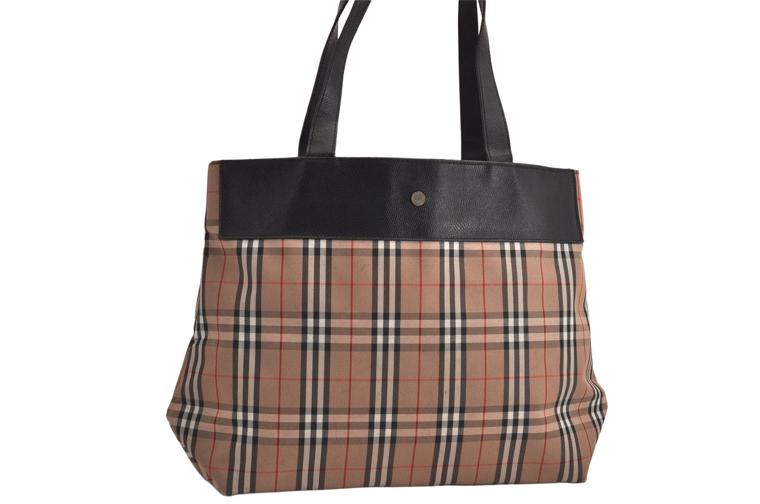 BURBERRY バーバリー ノバチェック柄 ショルダートートバッグ BURBERRY バーバリー ノバチェック柄 ショルダートートバッグ
