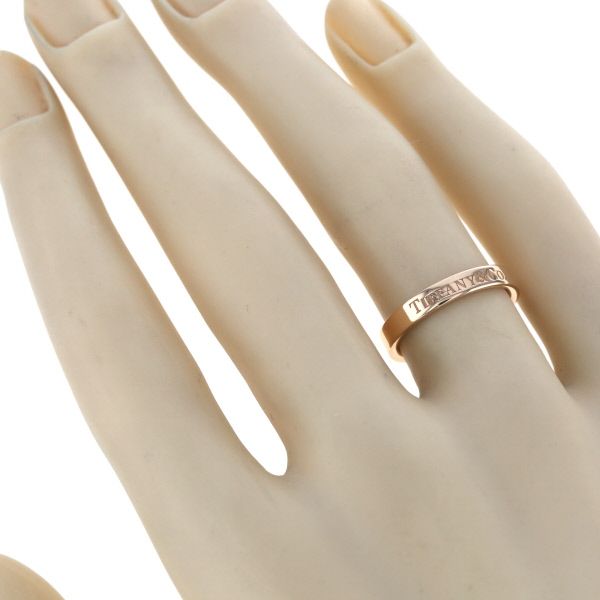 TIFFANY & CO. K18 フラットバンドリング 箱付