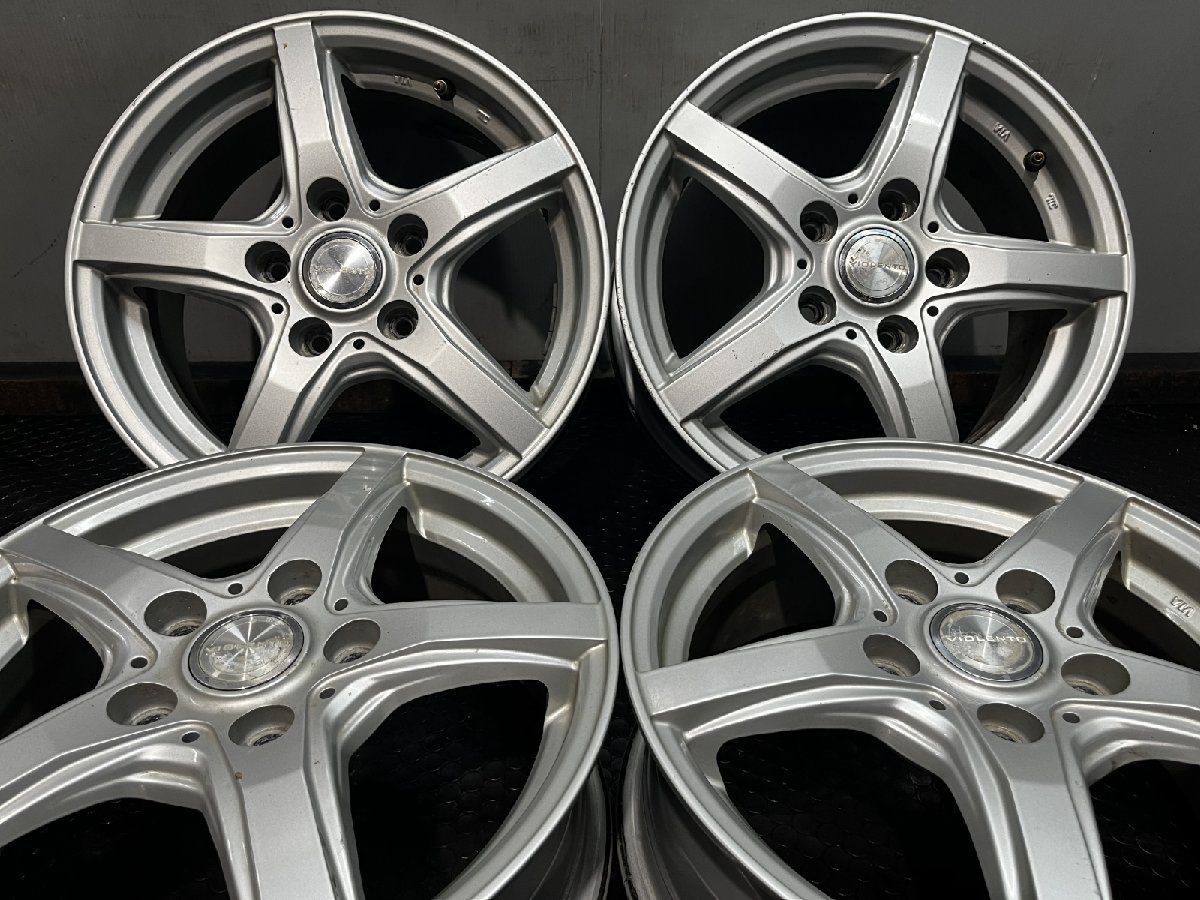 DUNLOP VIOLENTO ヴィオレント 15インチ 4本 6J5HPCD114.3 53 エスクァイア ステップワゴン ヴォクシー ノア フリード アイシス等 MHB580