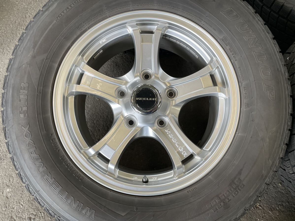 ランクル100、ランクル200に！285/60R18付き中古スタッドレスセット！キーラーフォース×ダンロップSJ8！タンドラ、セコイアにも！