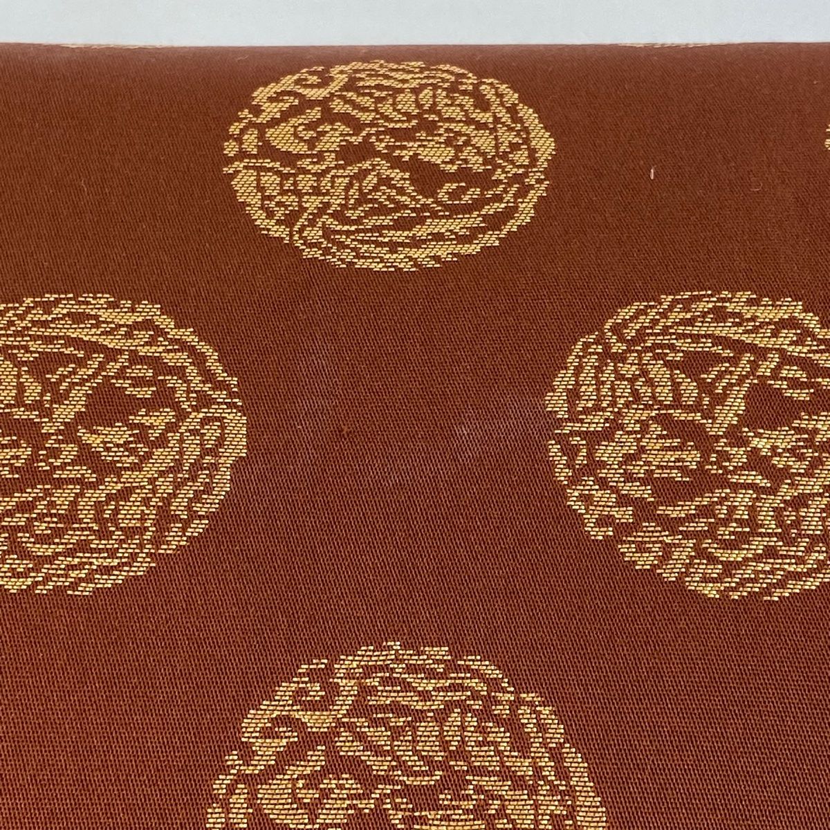 名古屋帯 優品 向鳥 箔 茶色 正絹 【中古】 - メルカリ