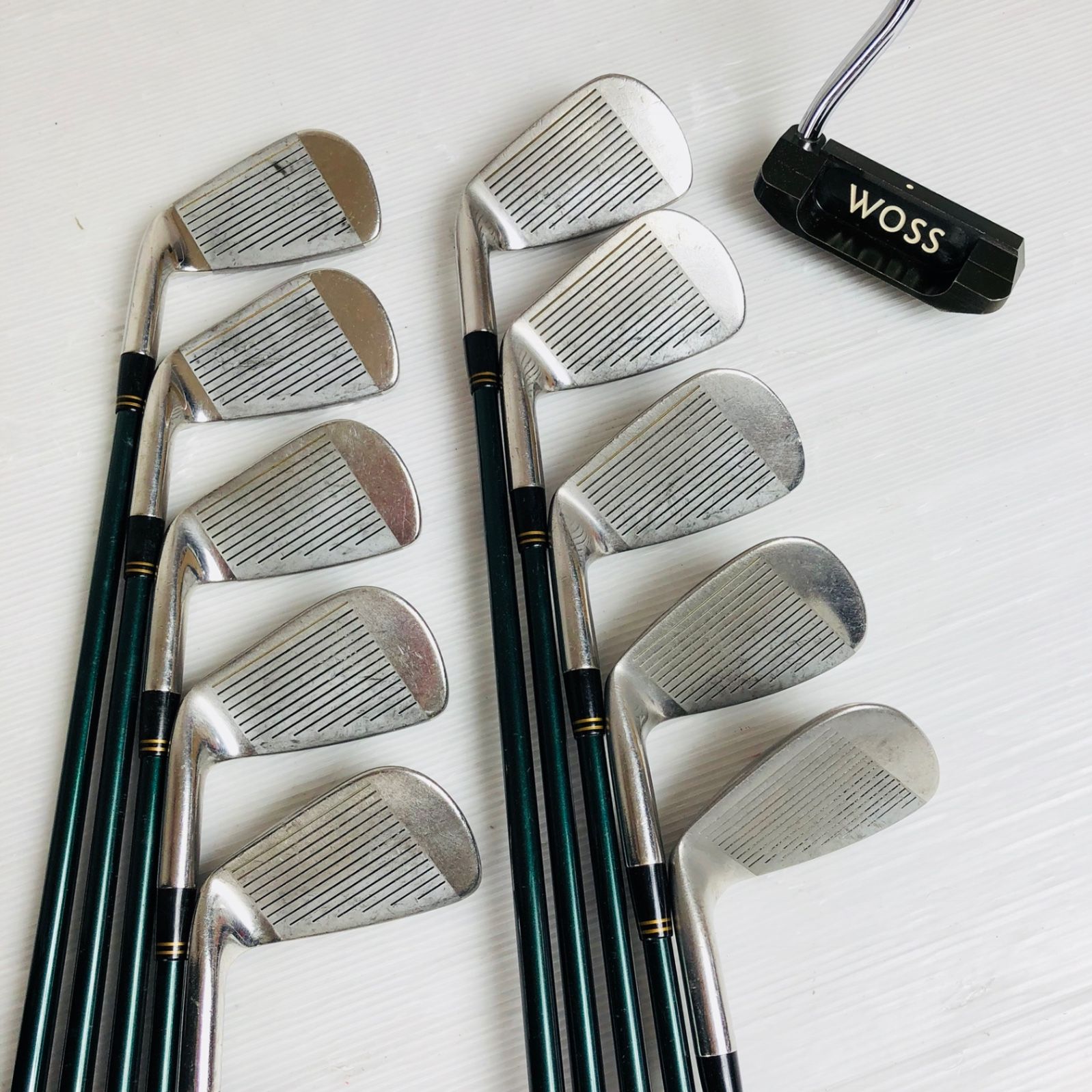 豪華 14本 WOSS ウォズ メンズ ゴルフ クラブ セット バッグ付き
