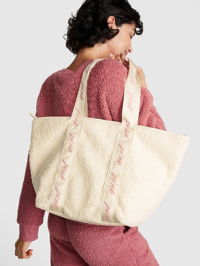 新品未開封！　ヴィクトリアズシークレット　 ブランケット&トートバッグのセット 058 ヴィクトリアシークレット PINK トートバッグ +