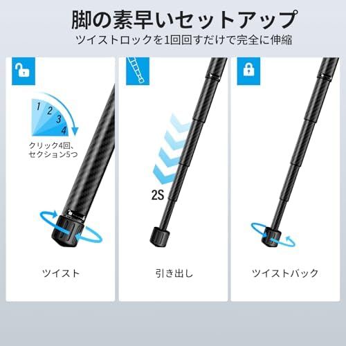 クイックセットアップレッグ クイックリリースプレート付き