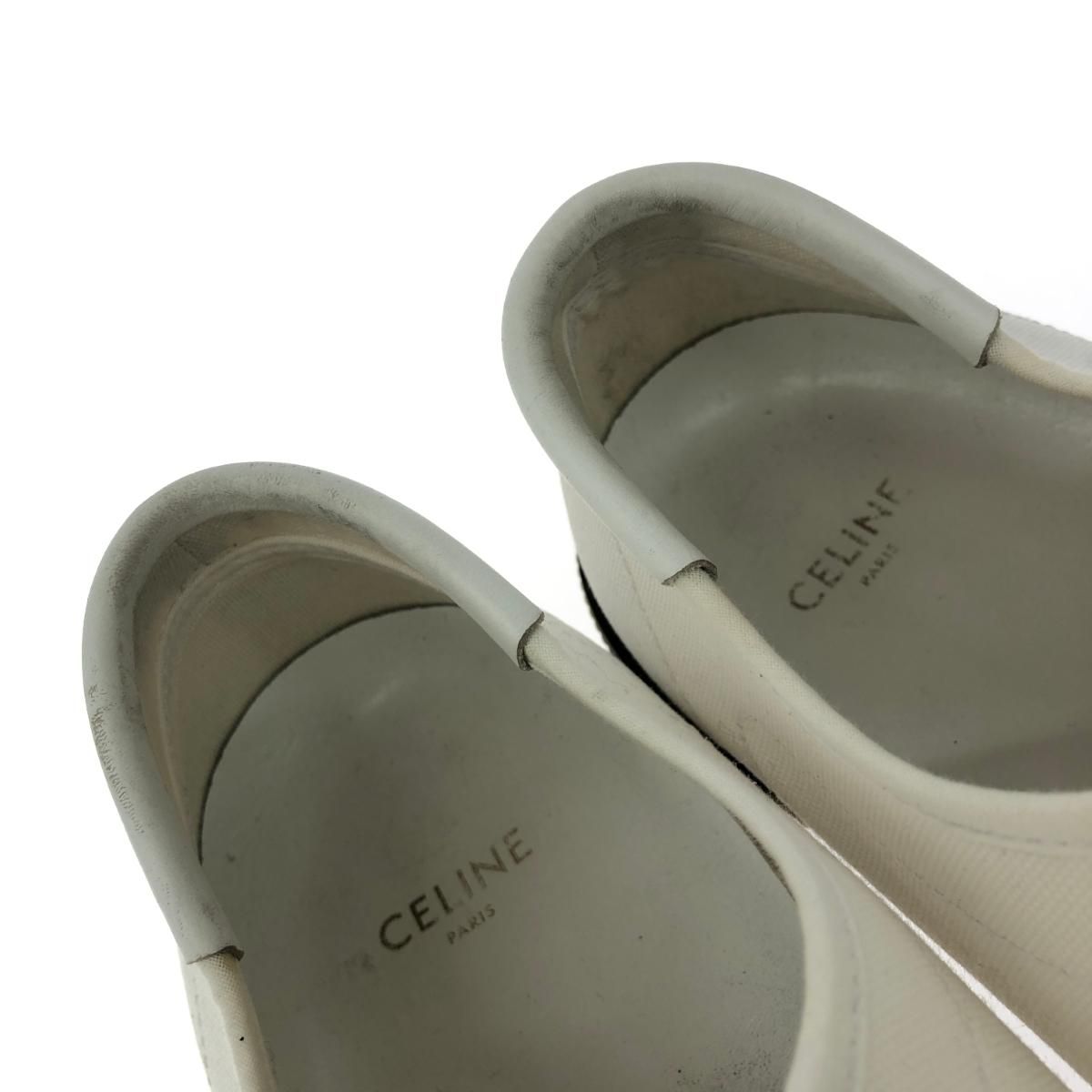 CELINE セリーヌ 42 ブランク スニーカー VU0199 ホワイト ローカット