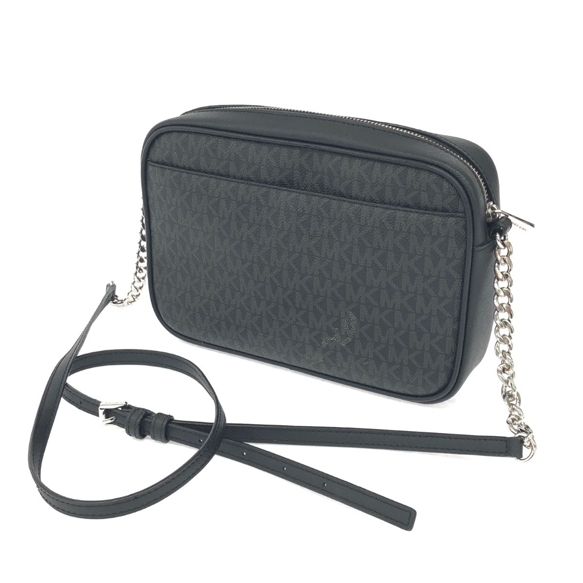 送料無料で新登場！ 良好 MICHAEL KORS マイケルコース ショルダーバッグ ブラック PVC ユニセックス 241017001228