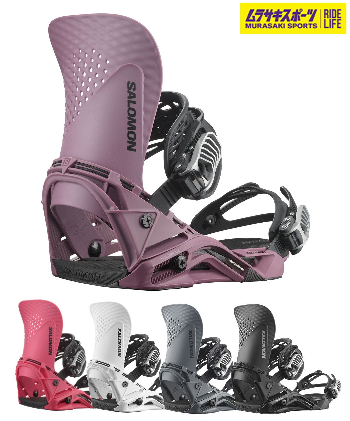 スノーボード 2019 salomon hologram L ムラスポ公式】新品 SALOMON サロモン スノーボード バインディング