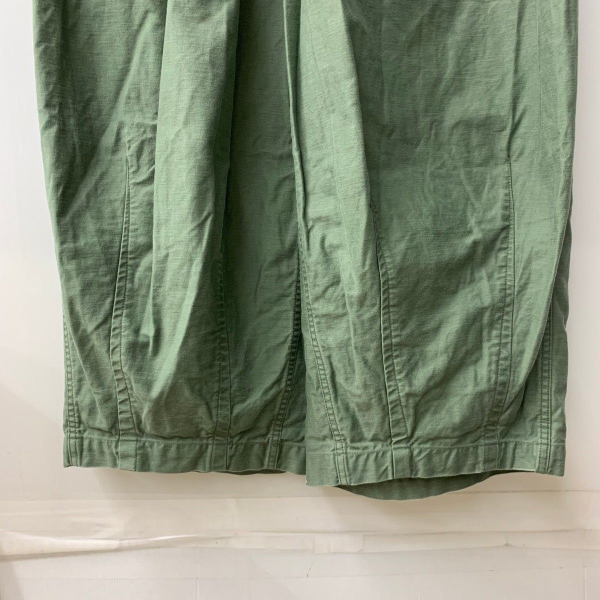 美品　Needles ヒザデルパンツ　H.D Pant カーキ　BG128 2 ニードルス Needles H.D. PANT ヒザデルパンツ BG128 ボトムスその他