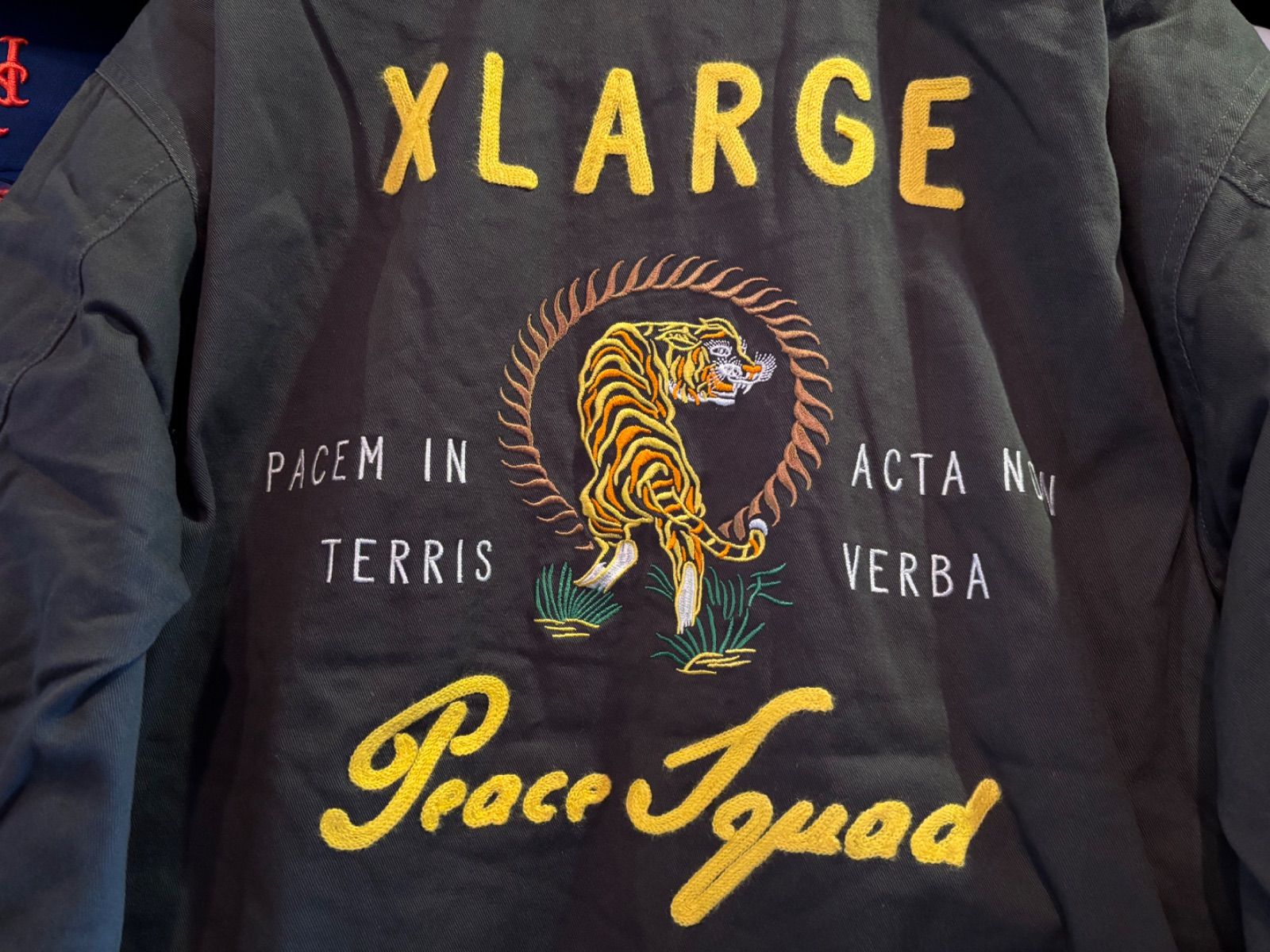 XLARGE PEACE SQUAD VIETNAM JACKET DkGREEN Lサイズ - メルカリ