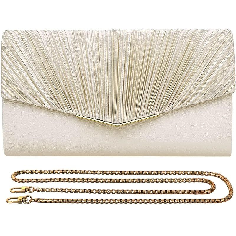 [TIGLOSS] [ティグロス] パーティーバッグ 結婚式 バッグ 大きめ ウェディングプランナー監修 レディース フォーマル カバン クラッチバッグ(シャンパンゴールド) 1