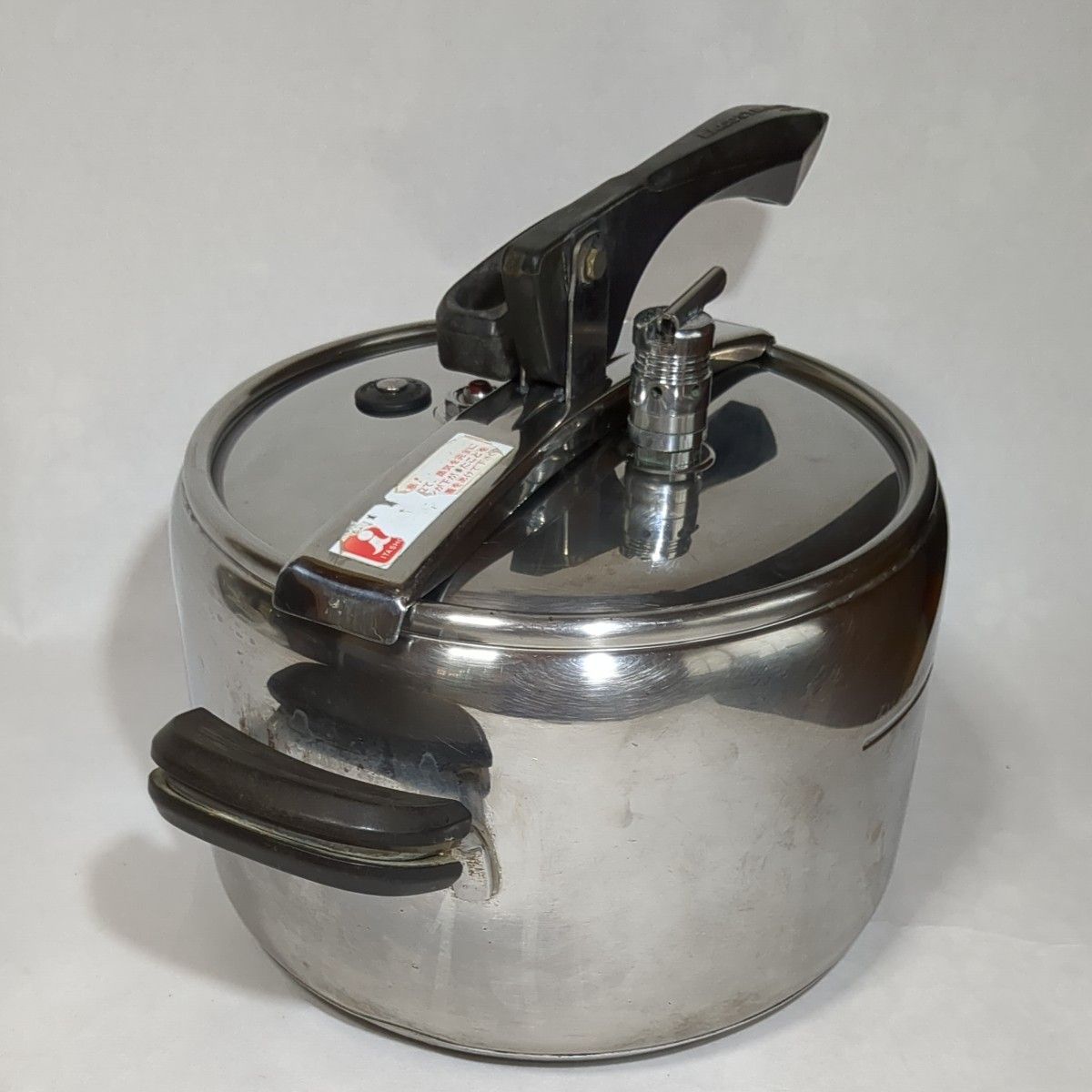 ラゴスティーナ圧力鍋 80シリーズ 5L ガス火のみ イタリア製 USED良品