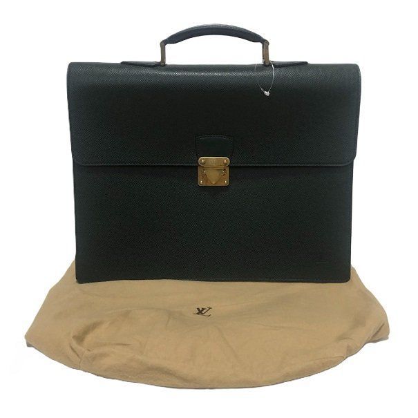 ●LOUIS VUITTONルイヴィトン タイガ モスコ ブリーフケース エピセアM30034|am-A-210-5738-17.2|グリーン|シリアル| |