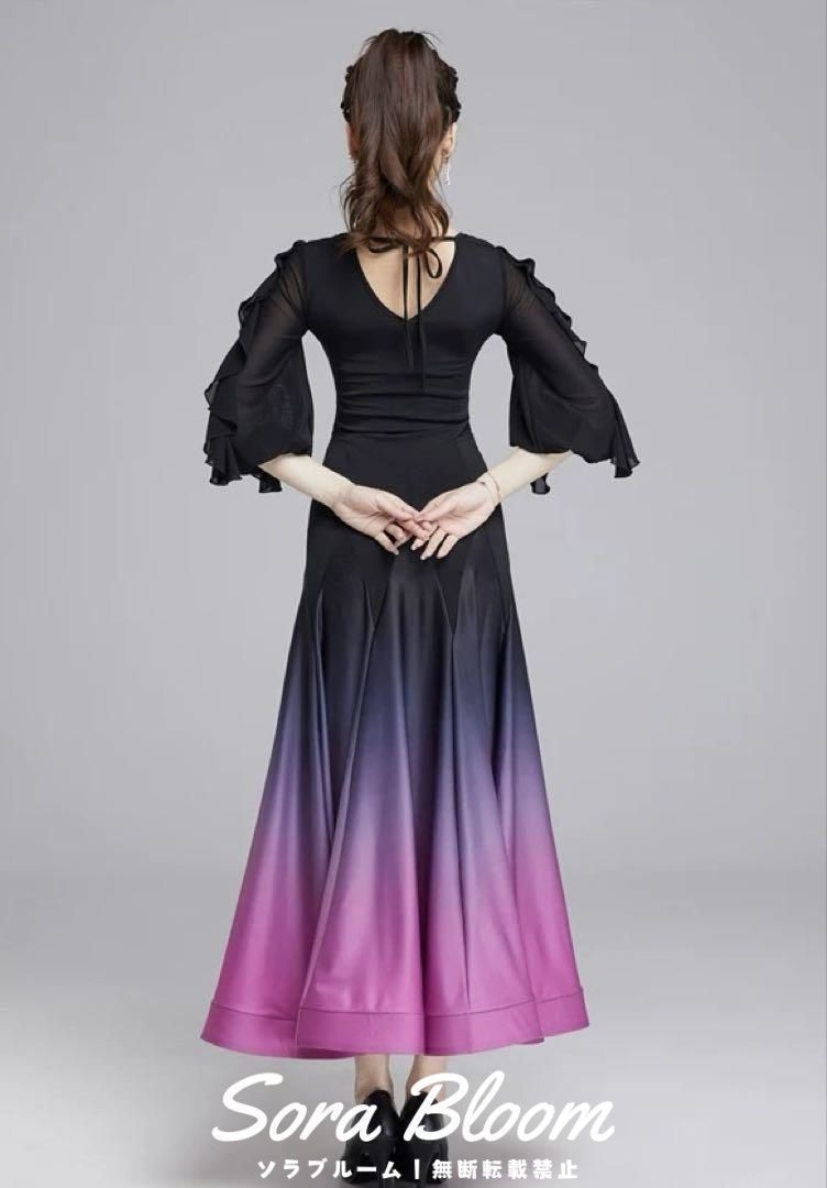 チャコット社交ダンスドレス 凛舞 チャコット CHRISANNE 洒落る 社交