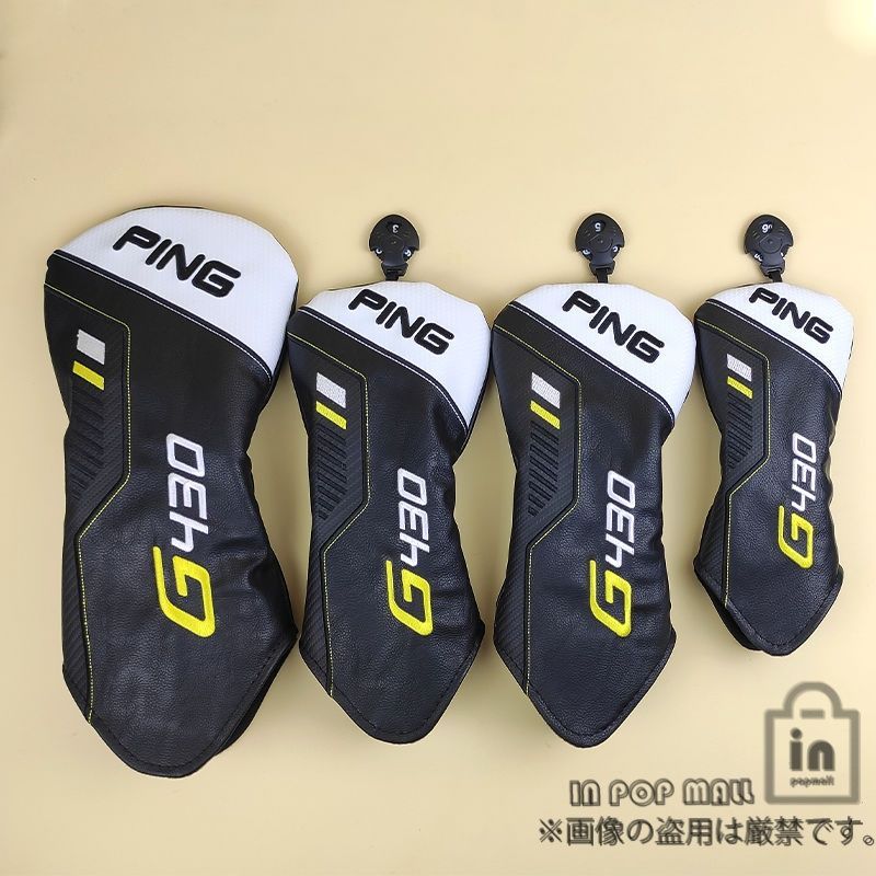 PING Golf ピンゴルフ ゴルフ クラブ ヘッドカバー 4点セット 1+