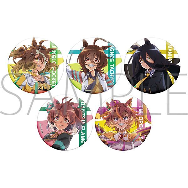 【新品・公式】劇場版 ウマ娘 プリティーダービー 新時代の扉 キャラバッジコレクション【BOX／5パック入り】 公式グッズ colleize コレイズ