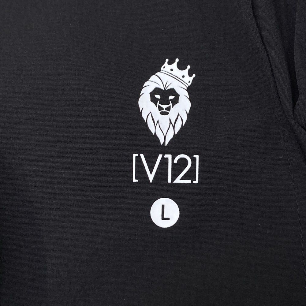 サイズ：L V12 ヴィトゥエルヴ  ナイロンパンツ  ブラック系 [240003001636] ゴルフウェア メンズ ストスト サイズ：L V12 ヴィトゥエルヴ ナイロンパンツ ブラック系