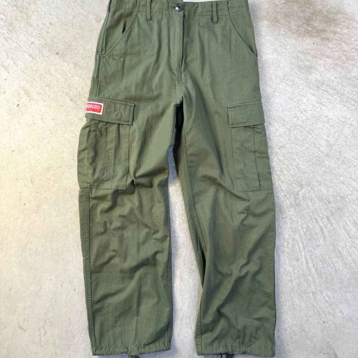 KENZO × NIGO DRAWSTRING Cargo Pants カーゴパンツ ケンゾー カーキ 