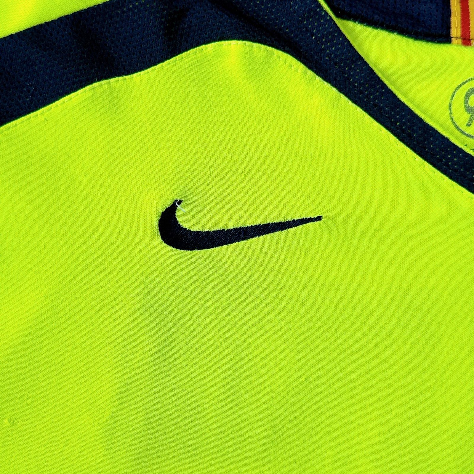 ナイキ ロナウジーニョ バルセロナ サッカーシャツ ゲームシャツ ユニフォーム アウェイ NIKE football jersey FC  Barcelona XLsize - メルカリ