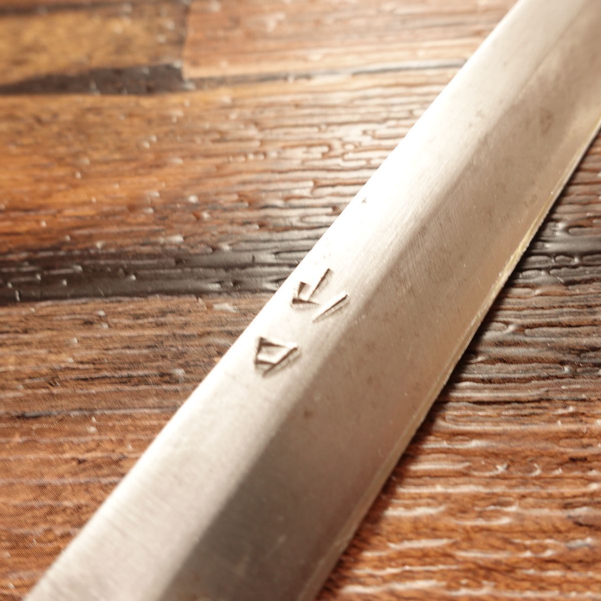 祐成 柳刃包丁 研ぎ済 水牛柄 刺身包丁 丁寧使用品 おまけ木鞘付き