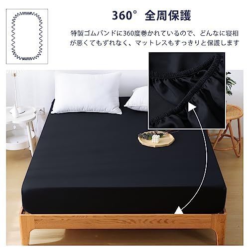 HEVUMYI 吸水速乾シーツ ボックスシーツ Bed Season 厚さ5~30cmの in com: All 7-Piece - Set Comforter King 厚さ5~30cmのマットレスに適用 Contemporary