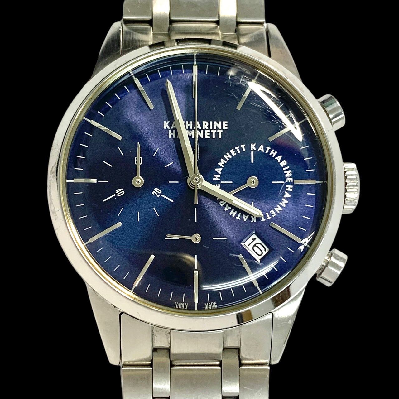 上美品⭐️KATHARINE HAMNETT】 キャサリンハムネット CHRONOGRAPH VI 