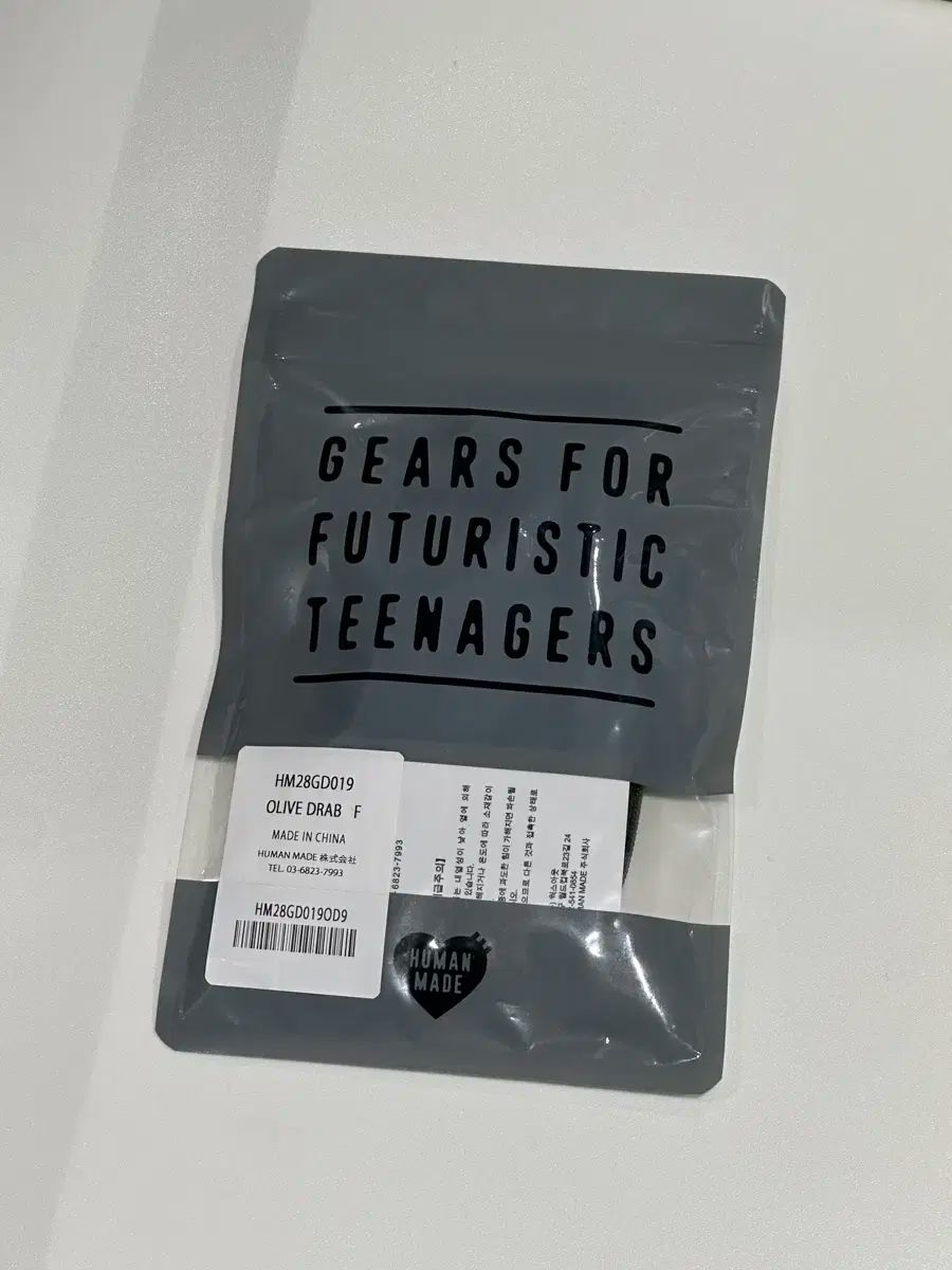 HUMAN MADE ヒューマンメイド カードウォレット カードケース カラビナ キーホルダー オリーブカーキ