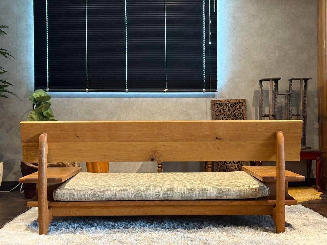 飛騨産業 ヒダサンギョウ 森のことば 両肘付 2人掛けソファ 無垢の