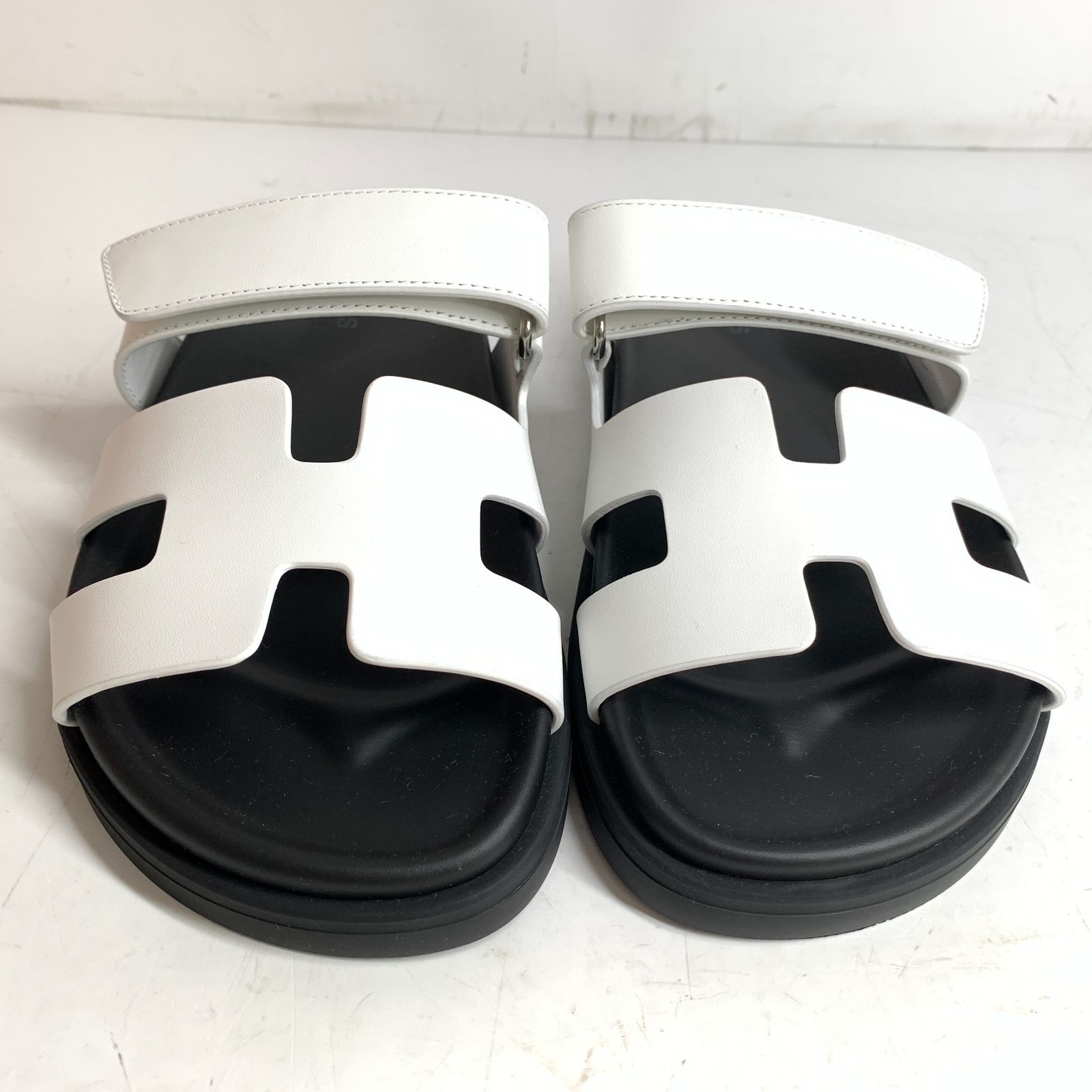 HERMES 未使用 サンダル HERMES エルメス レディース Hモチーフ サンダル 
