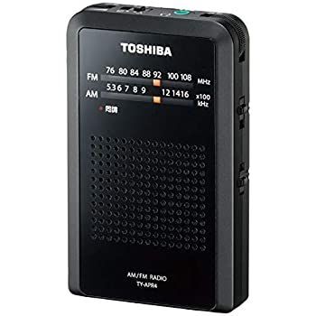 非常に良い)東芝 ワイドFM/AMラジオポケットラジオ TY-APR4-K 【公式通販】